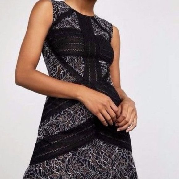 BCBG Max Azria Black and Lace Dress - Picture 6 of 6